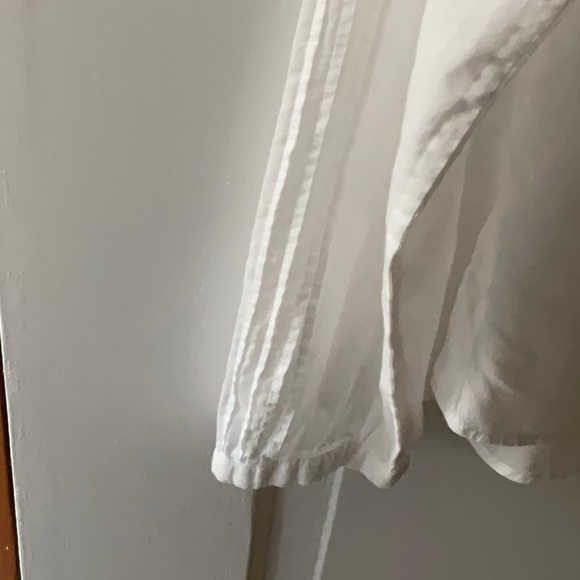 White shirt/blouse/tunic, with lace and feminine details - Picture 3 of 5